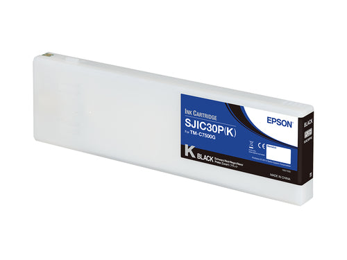 Epson SJIC30P(K): Ink cartridge for ColorWorks C7500G (Black) Epson SJIC30P(K): Ink cartridge for ColorWorks C7500G (Black)
